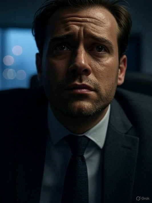 Worried man.