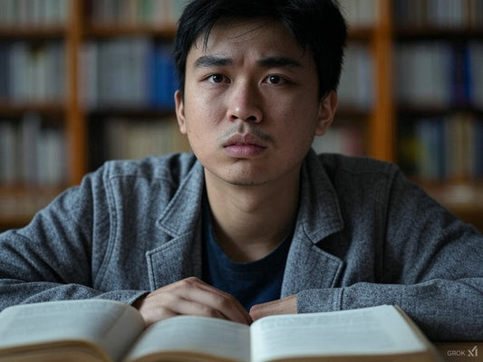 Man thinking about plagiarism