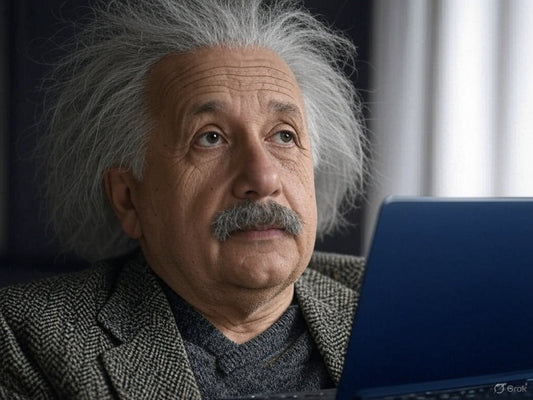 AI Albert Einstein lookalike