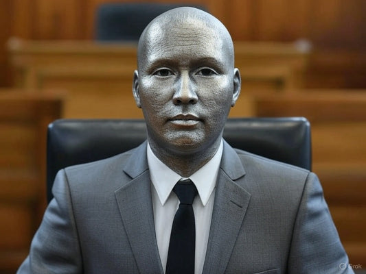 AI robot in suit