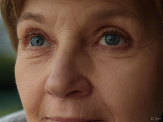 Woman with cataracts