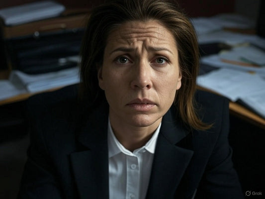 Stressed woman
