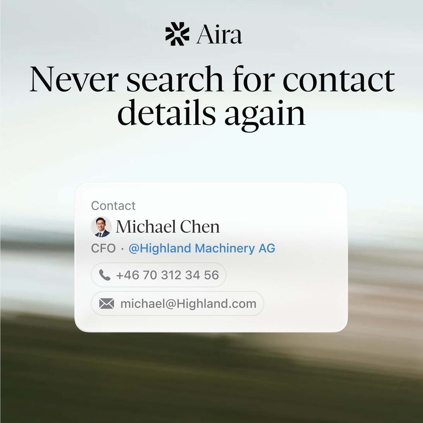 Աիրան գտնում է կոնտակտներ