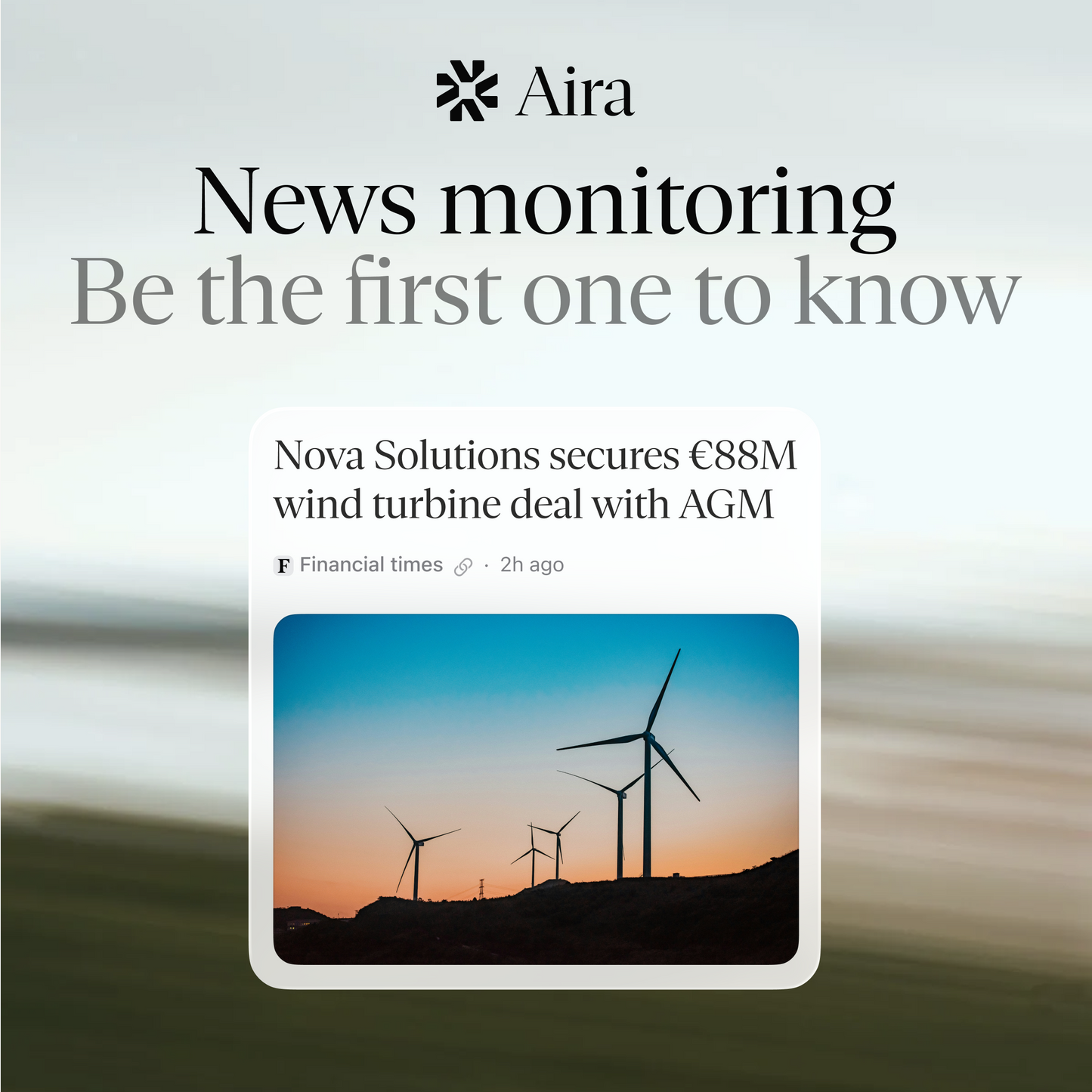 Aira News Monitoring