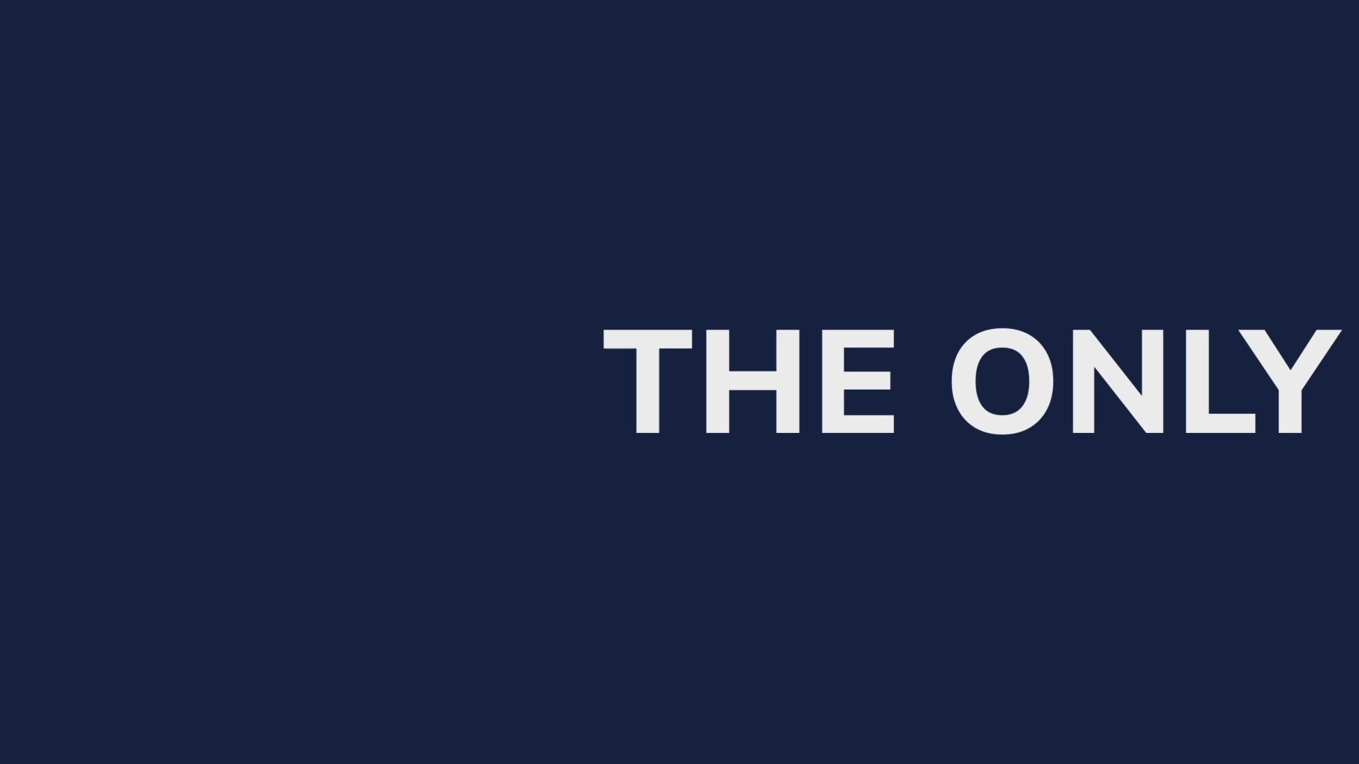 VoiceSpin AI Contact Center Call Centre Solutions - Custom Platform (Paid) Business AI branding with bold white text 'THE ONLY' on a dark blue background, emphasizing exclusivity in advanced voice communication software.